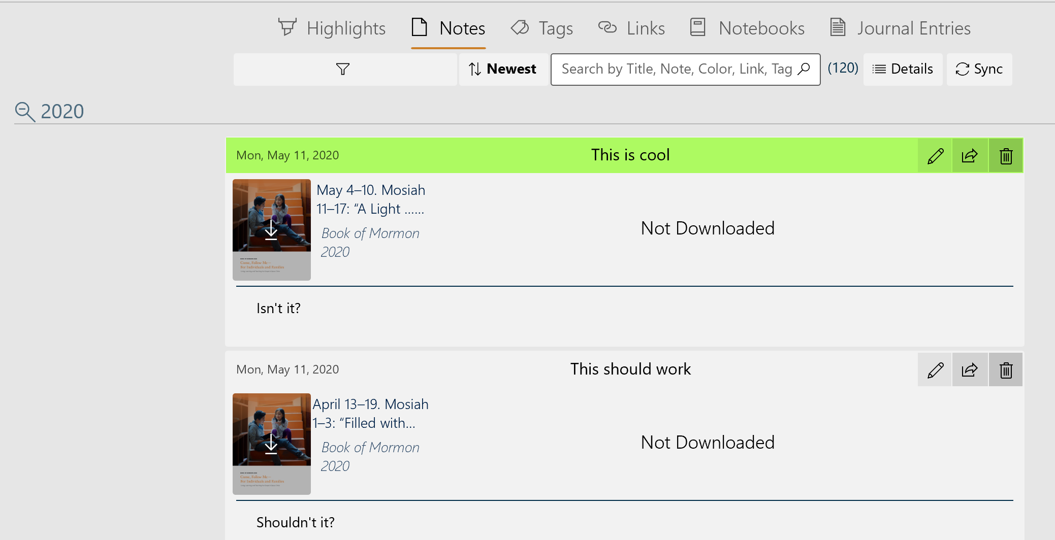 The Annotate highlight ribbon.